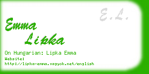 emma lipka business card